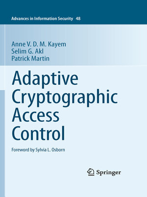 cover image of Adaptive Cryptographic Access Control